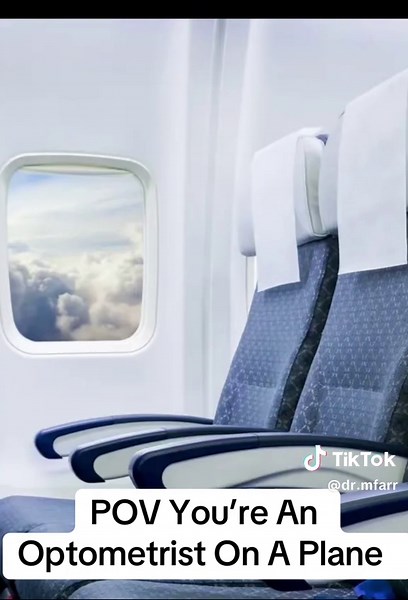 Humorous Moments with an Optometrist on a Plane