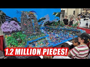 Massive LEGO Avatar Pandora with 1.2 Million Pieces Built by 100 People!