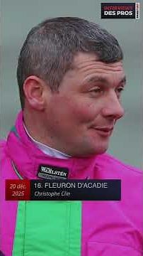 CHRISTOPHE CLIN | ENTRAINEUR ET DRIVER DE FLEURON D'ACADIE | QUINTE DU 20 DECEMBRE A VINCENNES