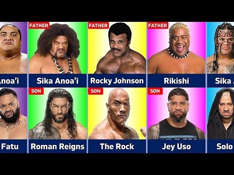 WWE Anoa'i Family Father and Son Wrestlers