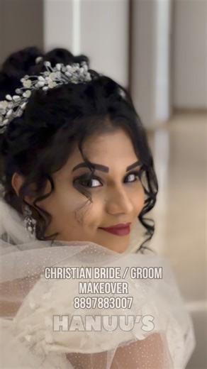 Hanuus_Makeup_Studio_Academy on Instagram: "Christian bride/Groom makeover."