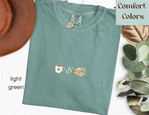 Coffee and Books Shirt | Coffee Lover Sweatershirt, Gift for Book Loving Coffee Enthusiasts - Etsy
