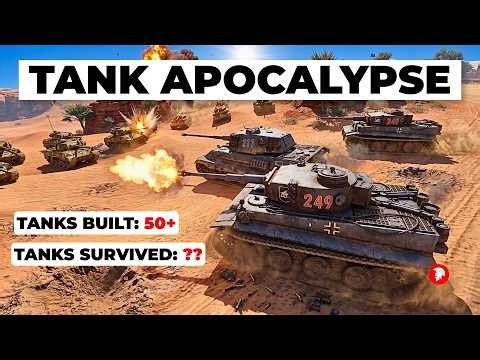 The Ultimate Tank Apocalypse! - 4vs4 - Afrikakorps - Company of Heroes 3