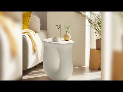 A must-have product! U-shaped Geometric Side End Table Coffee Table Stylish Lightweight Nightstand