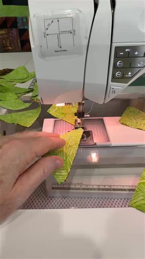 My sewing tips for HST Made with the Accuquilt. | Gary Hancock