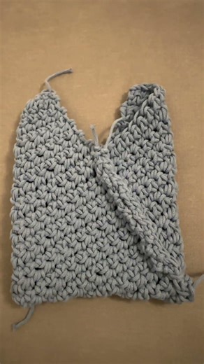 Crochet a bag from a rectangle!!