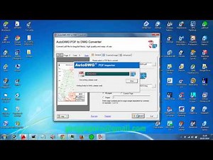 Convertir de PDF a AUTOCAD: pdf a dwg/dxf
