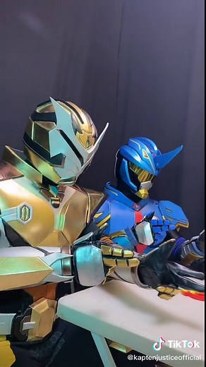 Superheroes Engaged in Unique Hand Game Challenge