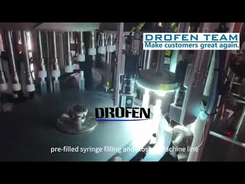 #PFS machine #Pre-filled syringe filling and closing machine line #drofen machine