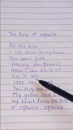 Taylor Swift - The Fate of Ophelia (Lyrics) #thefateofophelia #taylorswift #lyrics