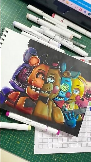Dibujando a Mangle #fnaf #fivenightsatfreddys #dibujo #drawing #art