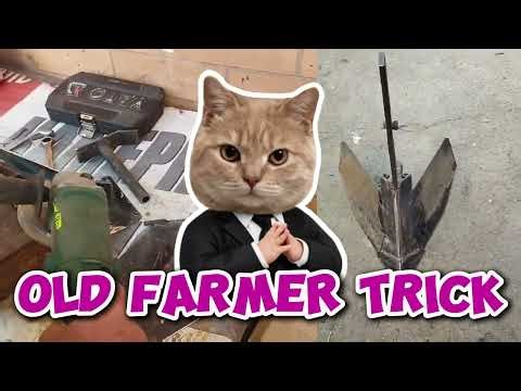 Simple DIY Plow for a Mini Tractor