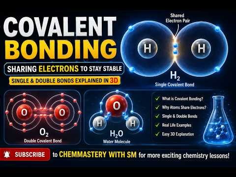 Covalent Bonding in 3D Animation | IGCSE & GCSE Chemistry