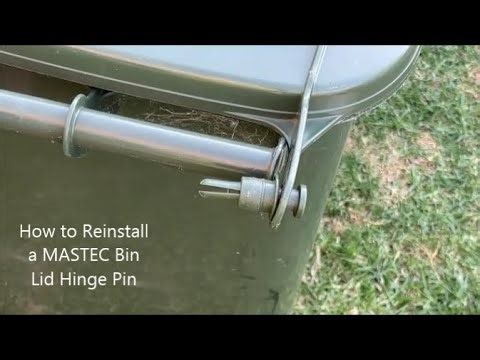 How to Reinstall a Mastec Bin Lid Hinge Pin