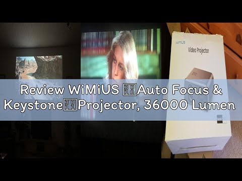 Review WiMiUS 【Auto Focus & Keystone】Projector, 36000 Lumen WiFi 6 Bluetooth Full HD 1080P Portable