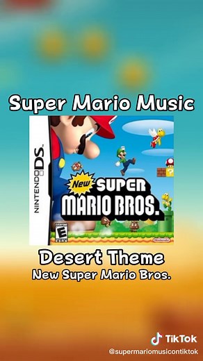 New Super Mario Bros. - Desert Theme #supermario #newsupermariobros | New Super Mario Bros