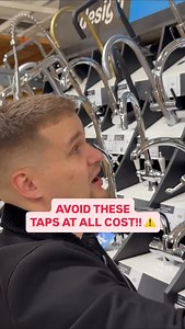 Never buy pull-out taps for your rental property. Go into any showroom and you’ll see it, most of them are broken. They get pulled too hard, springs fail within months, and the maintenance will cost you a fortune. I was told this right at the start of my property journey nearly 18 years ago, just get normal taps. They last longer and save you money. Comment GUIDE for my full free list of what to buy and what to avoid. | Samuel Leeds