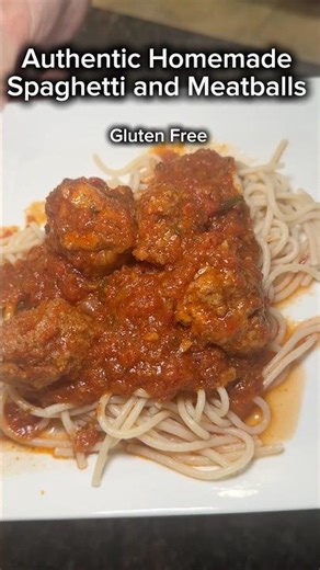 Gluten Free Spaghetti & Meatballs from Scratch 🍝❤️