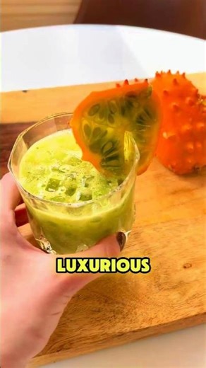 Kiwano Horned Melon That Holds a Green Jelly Surprise! #Kiwano #HornedMelon #AfricanMelon