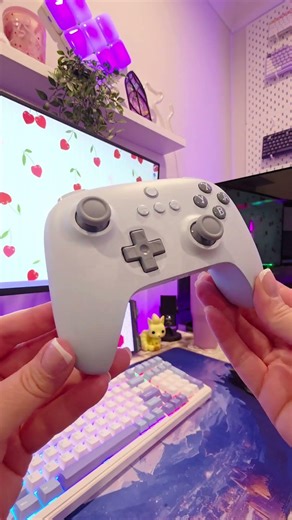 8Bitdo Switch controller, isn't she pretty 😍 #switch #controller #8bitdo #gaming #gamingsetup