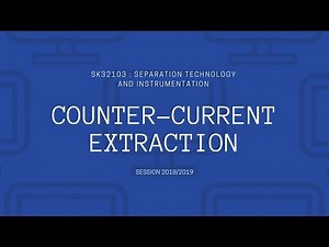 Counter-current Extraction
