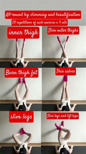 Want beautiful legs? Try these 6 exercises!# thinlegs#Home workout #straightlegs #legshapecorrection