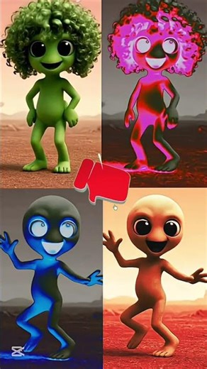 Alien Dance Battle Dame to cosita part-8 #alien #elchombo #aliendance