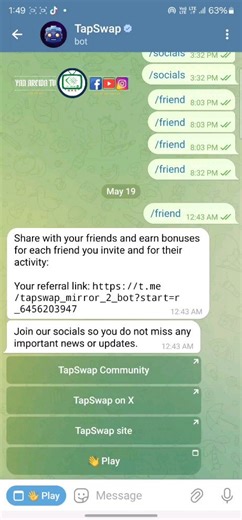 744 reactions · 126 shares | Tapswap tricks how to get mine tap swap yanda ake samun tapswap #arewa__tiktok #arewapeople #hausa#hausatiktok #tapswap #gfreshalameen #kannywood #murjaibrahimkunya #bitcoinmining #tapswap #kano #kanotiktok #daurawa #hausa | YAN AREWA TV | Facebook