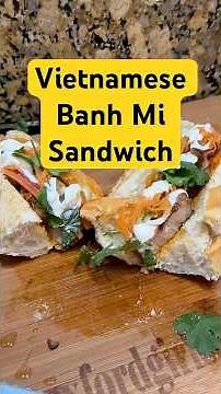 Vietnamese banh mi sandwich