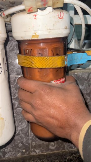 How to change filter ppf in home ￼￼ #rosystem #roplant #water #reverseosmosis #waterelement #filter