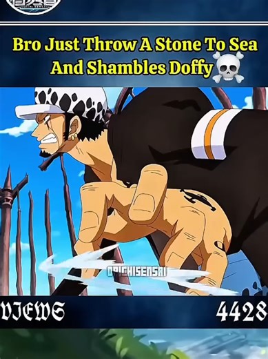 Law throw a stone and shambles Doffy....🔥😤 #onepiece #onepieceedit #epic #luffy #doflamingo