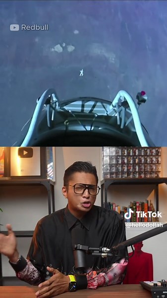 Skydiving From the Edge of Space This astronaut jumped from the edge of space — and broke a world record! In 2012, Felix Baumgartner made a freefall jump from 38 km high without an aircraft. Within 35 seconds, he broke the sound barrier, reaching nearly 1,400 km/h. He started spinning rapidly, and experts feared he might pass out. But Felix regained control and landed safely. The entire jump took only 8 minutes — but its impact lasted forever. these are all my other social media accounts: Social