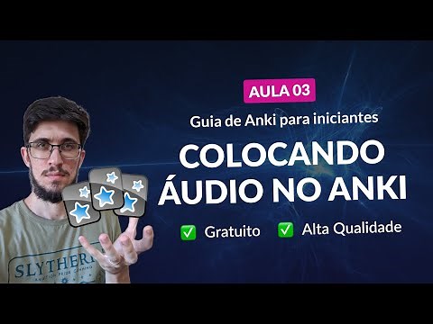 Como adicionar áudio de qualidade no Anki 2022 | Passo 3: Adicionando áudio