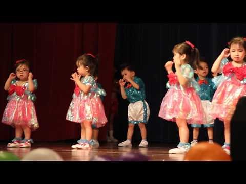 3 Years Old Kids Dancing On Stage for 3 songs