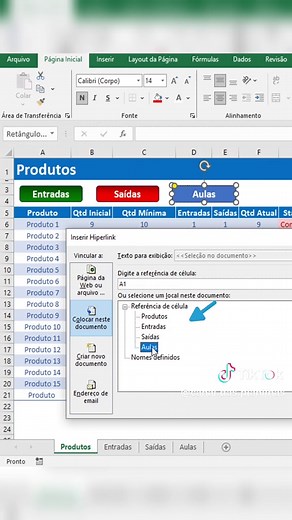 Criando um Menu de Navegação no Excel Passo a Passo