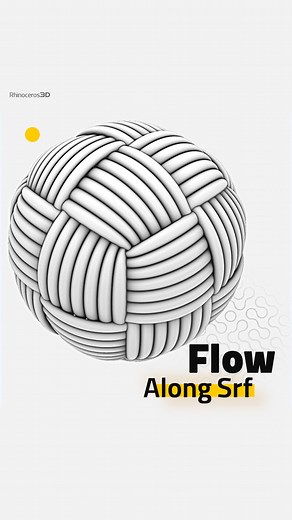 ‎راینو و گرسهاپر | Amin Malekpour‎ | ‎Flow Along Srf (SubD & Surface model) #rhino3d #rhinoceros3d #grasshopper3d #blender3d #sketchup #3dmax #matrix_gold #solidworks #راینو...‎ | Instagram