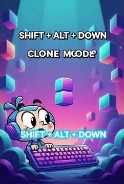 Clone Code Instantly 👯 | Shift + Alt + ↓ #techshorts #codeeditor #codingtips #animation #texteditor