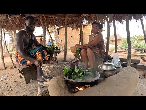 African Village Life || Cooking Most NUTRITIOUS Traditional FOOD in the VILLAGE || Ghana