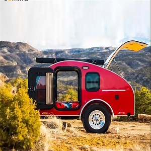[Hot Item] Compact Teardrop Trailer with Solar Power and Awning