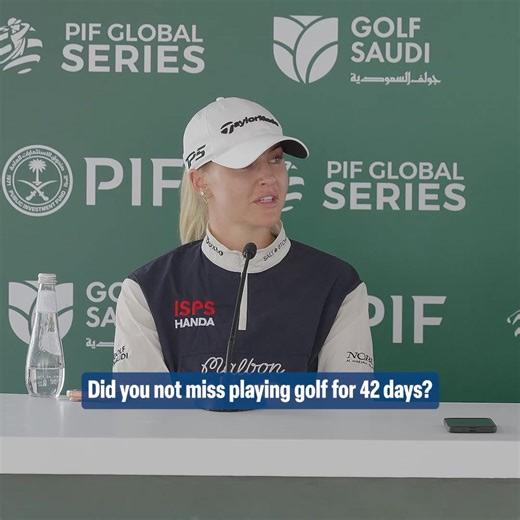Charley Hull just loves playing golf 💭 #PIFSaudiLadiesInternational | Ladies European Tour
