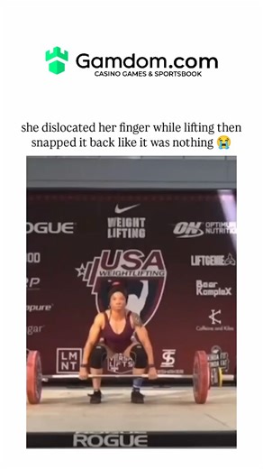 Universal Club on Instagram: "The Instagram reel shares a viral clip from the 2024 USA Weightlifting National Championships, showing athlete Cicely Kyle dislocating her finger during a clean & jerk lift but immediately relocating it to finish successfully and win gold. Kyle, a trained Physician Assistant, relied on her medical knowledge for the self-relocation, exemplifying the mental toughness required in Olympic-style weightlifting where such injuries occur due to extreme joint stress. Reposte