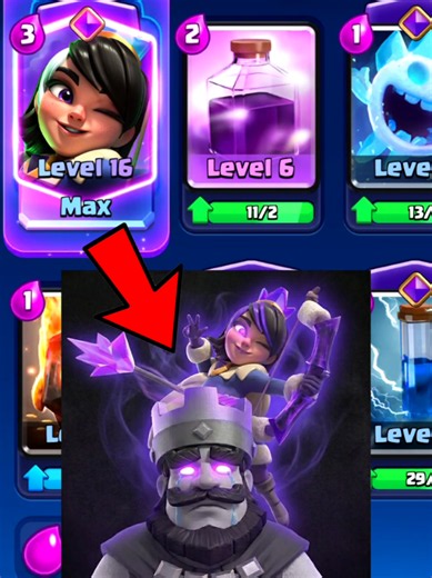 Princesa evo nivel 17 en arena 3 💀 #clashroyale #arthass | princesa evo