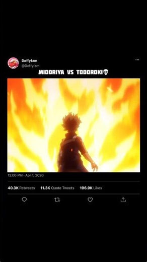 Midoriya VS Todoroki💀#anime #myheroacademia #izukumidoriya