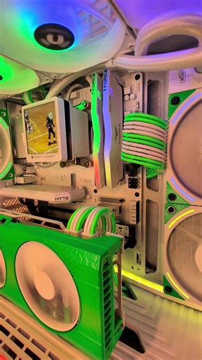 Hyte Y40 Snow Case - MOJITO - Custom Gaming PC #pcbuild #gamingcomputer #gaming #gamingpc #gamingrig