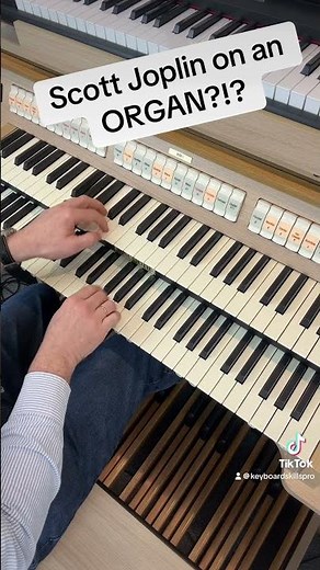 Ragtime on a Pipe Organ?!? #ragtime #theentertainer #shorts