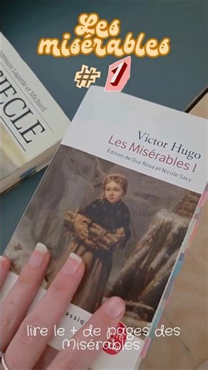 Read more pages of Les Misérables 📖 #booktok #books #livre #bookrecommendations