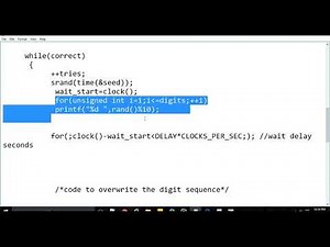 Learning C Game Programming - Simple Simon game|FOURTH TUTORIAL