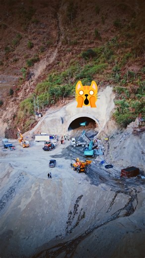 Mega Project Drone Shot: Kathmandu to Terai Fast Track Construction