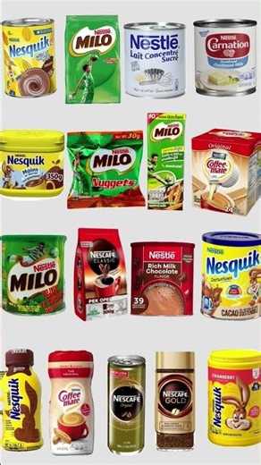 (Nestlé Products: Various Cocoa, Coffee, and Dairy Items)