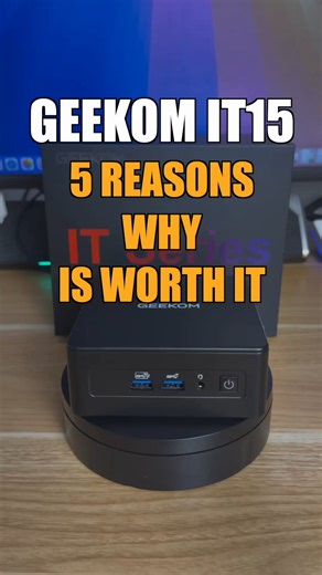 Black Friday Sale — 15% OFF on the GEEKOM IT15! Intel Core Ultra 9 with integrated AI & Intel Arc A140T / A130T Graphics inside. I listed 5 reasons in the video… But be real — how many more can you name? Get your GEEKOM IT15🔗https://www.geekompc.com/geekom-it15-mini-pc/ 👉 15% OFF all PCs — CODE: GF25 ---- #GEEKOM #MiniPC #Tech #computer #blackfriday #blackfridaydeals #AIPC #AI #unboxing | GEEKOM